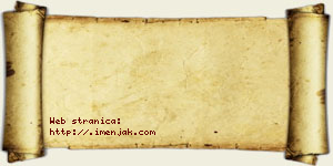 Jesenka Nauparac vizit kartica